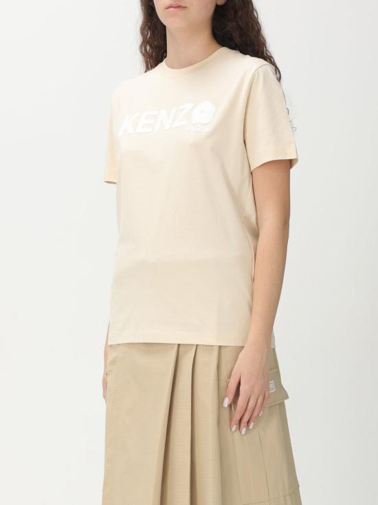 25SS 겐조 반팔 티셔츠 FF52TS1574SO 04 Cream - KENZO