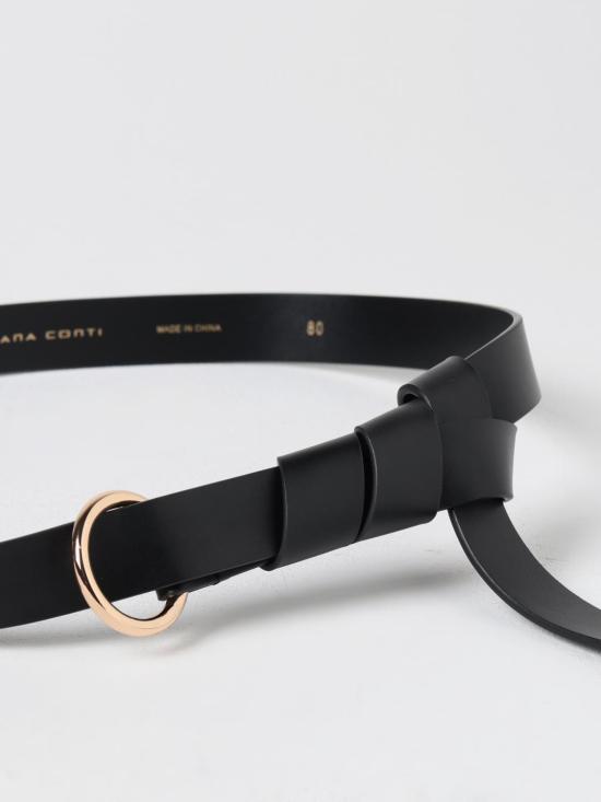 24FW 리비아나 콘티 레귤러 벨트 A4WB36 Y69 0 Black - LIVIANA CONTI