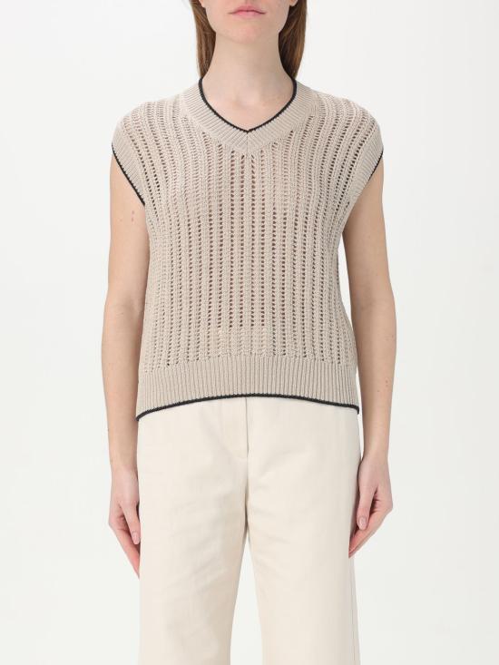 25SS 브루넬로 쿠치넬리 베스트 MSB582002 C9731 Beige