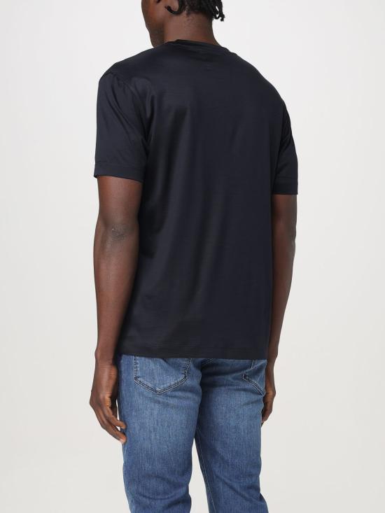 25FW 엠포리오 아르마니 반팔 티셔츠 8N1TD81JUVZ 0920 Blue - EMPORIO ARMANI