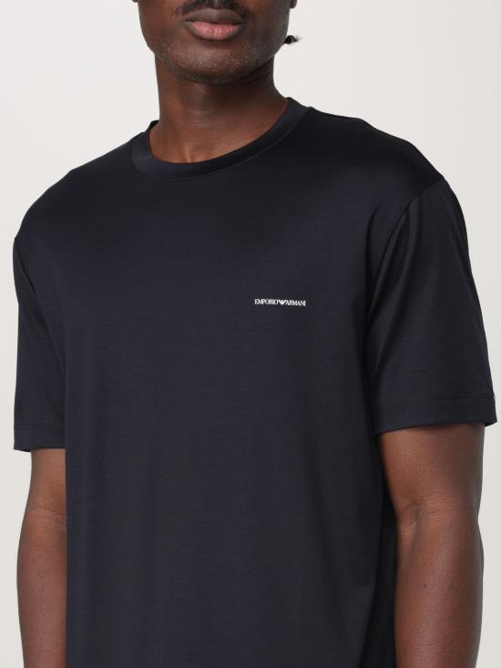 25FW 엠포리오 아르마니 반팔 티셔츠 8N1TD81JUVZ 0920 Blue - EMPORIO ARMANI