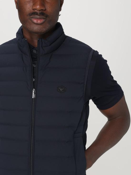 25SS 엠포리오 아르마니 베스트 8N1BQ11NLRZ 0920 Blue - EMPORIO ARMANI