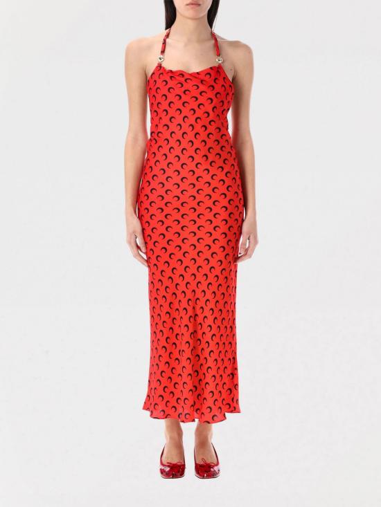 25SS 마린세르 롱 원피스 WDR302BCWOV0060 RD10 Red