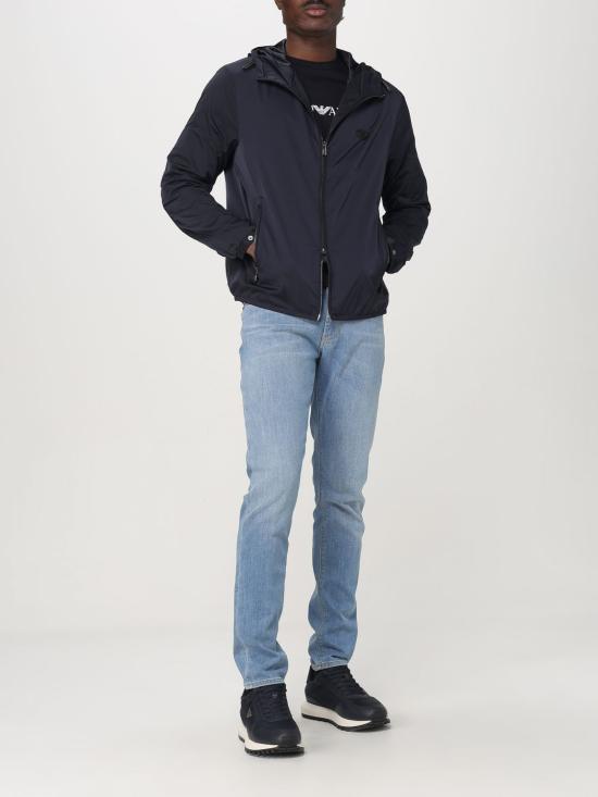 25SS 엠포리오 아르마니 긴팔 티셔츠 8N1TN81JPZ Z0974 Blue - EMPORIO ARMANI