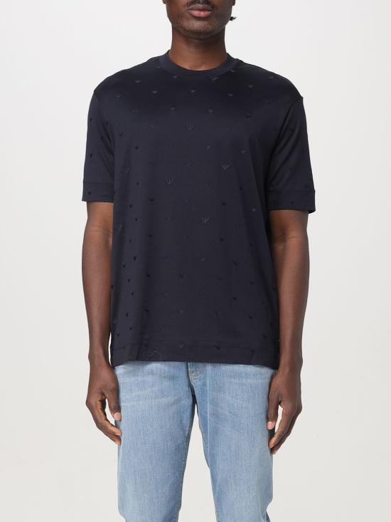 25FW 엠포리오 아르마니 반팔 티셔츠 EM001400AF10017 FB234 Blue