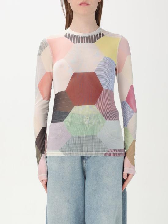 25SS JW앤더슨 긴팔 티셔츠 JO0138PG1722 000 Multicolor