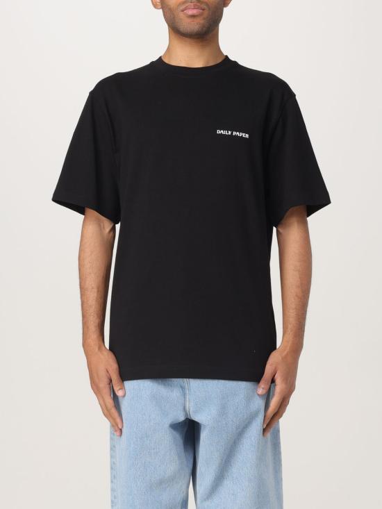 25FW 데일리 페이퍼 반팔 티셔츠 2422072 Black