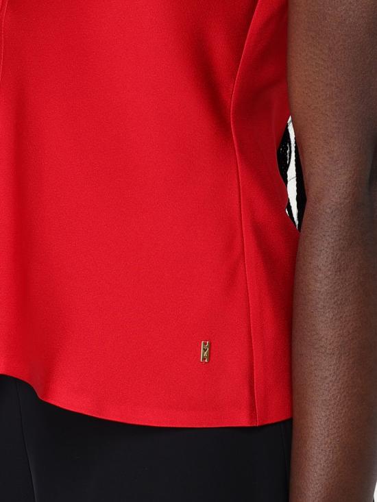 25SS 아미 민소매 티셔츠 FTP066AC0014 632 Red - AMI