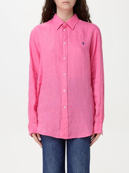 25SS 폴로 랄프로렌 블라우스 211970733 007 Fuchsia