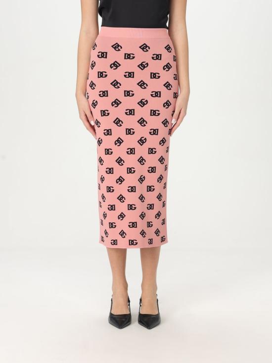25FW 돌체앤가바나 롱 스커트 FXO02TJFMGT F0473 Pink