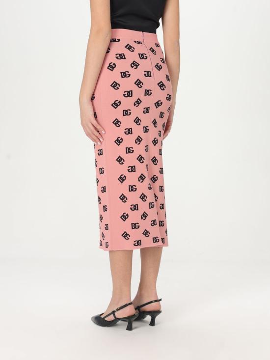 25FW 돌체앤가바나 롱 스커트 FXO02TJFMGT F0473 Pink - DOLCE & GABBANA