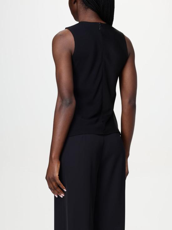 25SS 아미 민소매 티셔츠 FTP066AC0014 001 Black - AMI