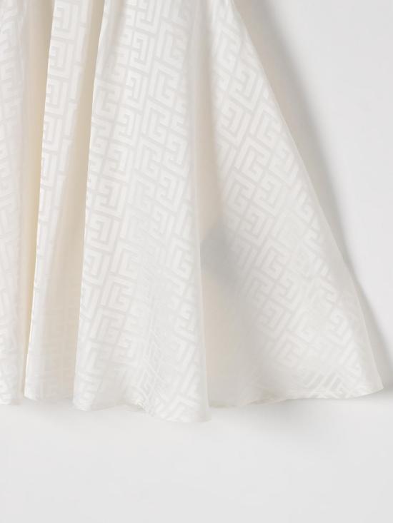 25FW [키즈] 발망 티셔츠 BW5A42S0192 102 Ivory - BALMAIN