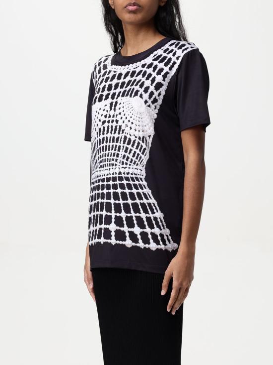 25FW 발망 반팔 티셔츠 EF1EF000GE48 EAB Black - BALMAIN