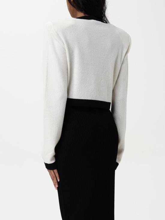 25FW 발망 스웨터 EF1KA120KH91 GAU White - BALMAIN