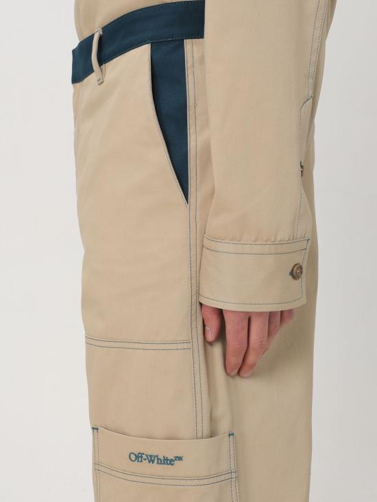 25FW 오프화이트 팬츠 OMCF047S25FAB001 6157 Beige - OFF WHITE