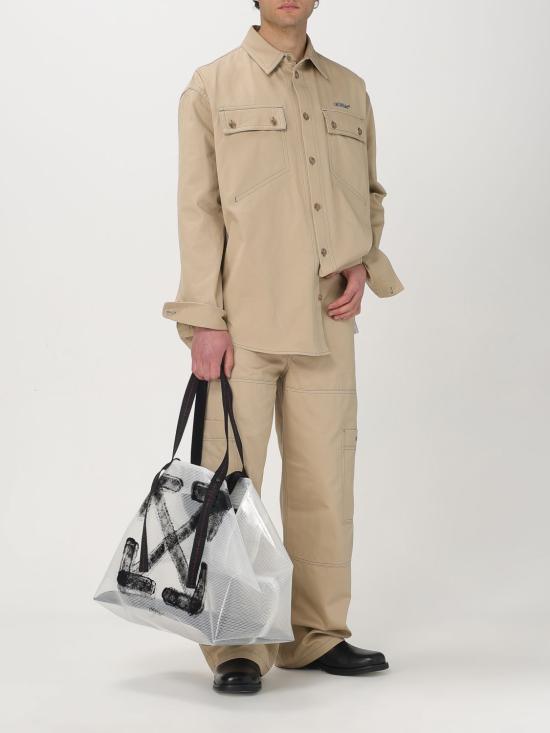 25FW 오프화이트 팬츠 OMCF047S25FAB001 6157 Beige - OFF WHITE