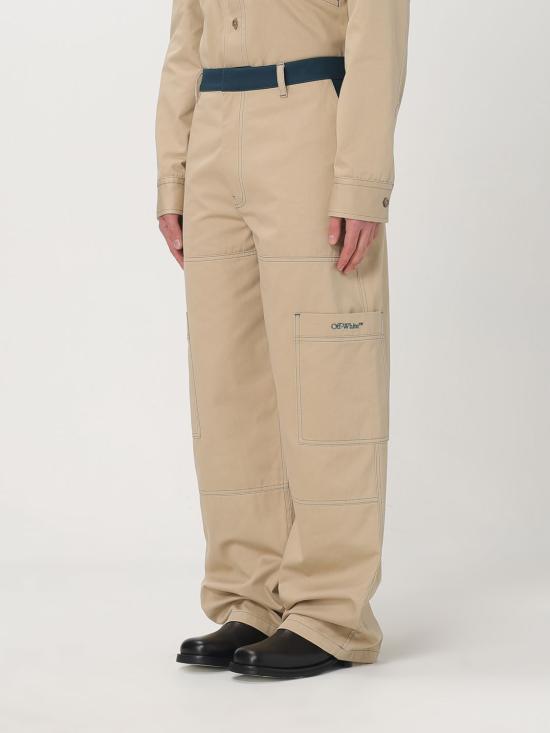 25FW 오프화이트 팬츠 OMCF047S25FAB001 6157 Beige - OFF WHITE