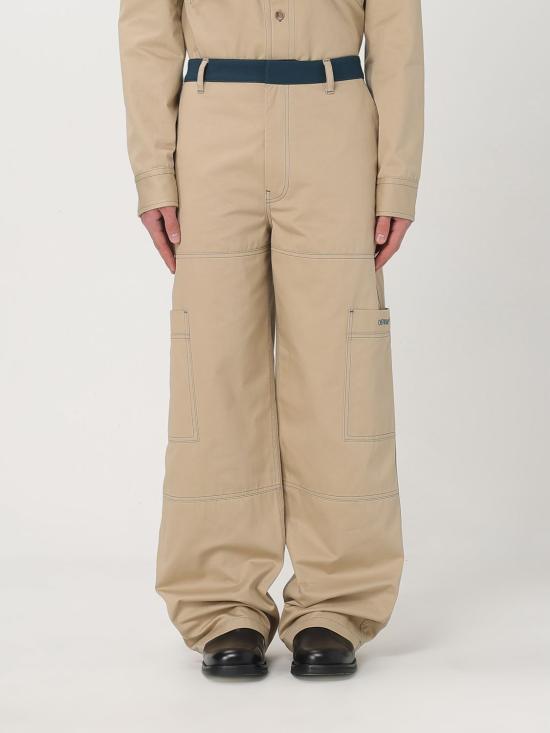 25FW 오프화이트 팬츠 OMCF047S25FAB001 6157 Beige