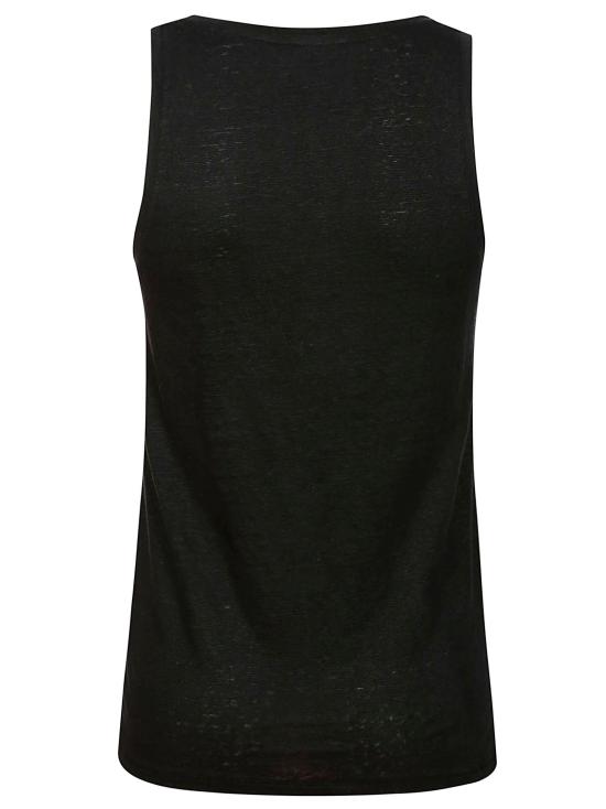 24FW 마제스틱필라쳐 민소매 티셔츠 M011 FDE021 002 NOIR - MAJESTIC FILATURES