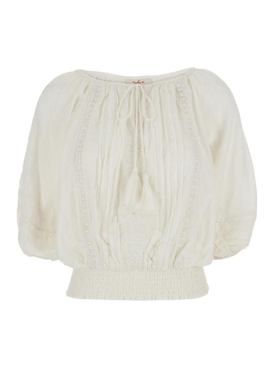 25SS DERHY 블라우스 P52500320 White