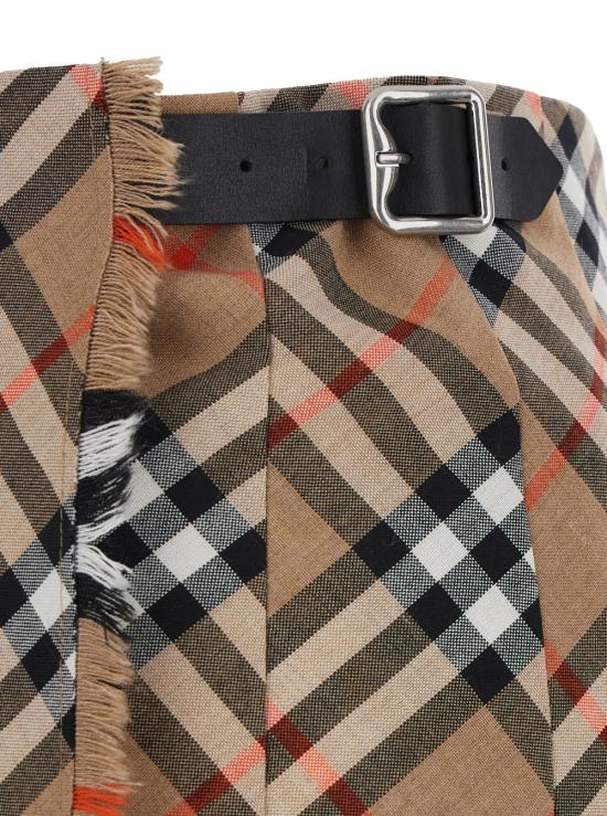 25SS 버버리 숏 스커트 8102634C2044 Beige - BURBERRY