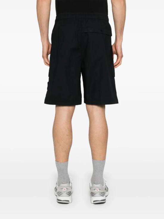  스톤 아일랜드 숏팬츠 K1S15L100009S0003 black - STONE ISLAND