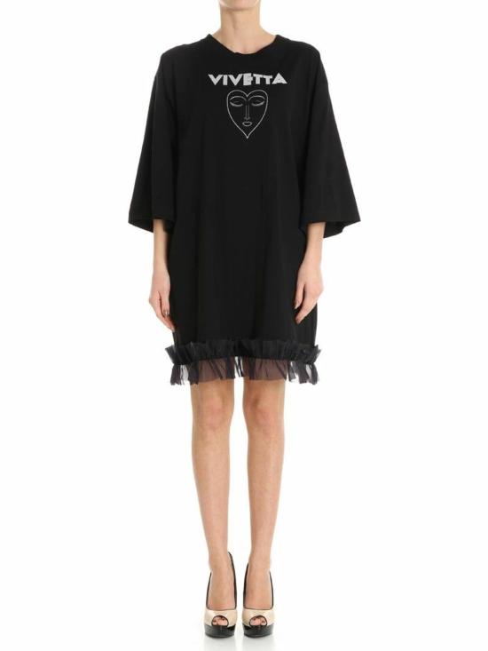  비베타 미디 원피스 81VV913999 Black