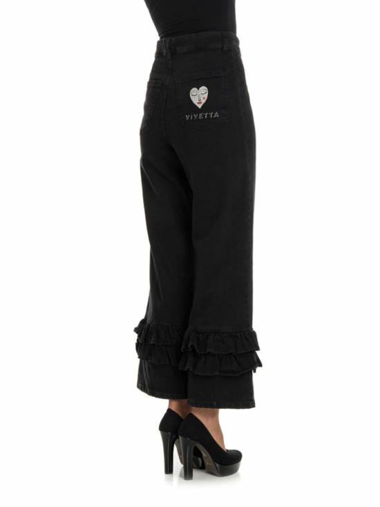  비베타 데님 팬츠 74VP436999 Black - VIVETTA