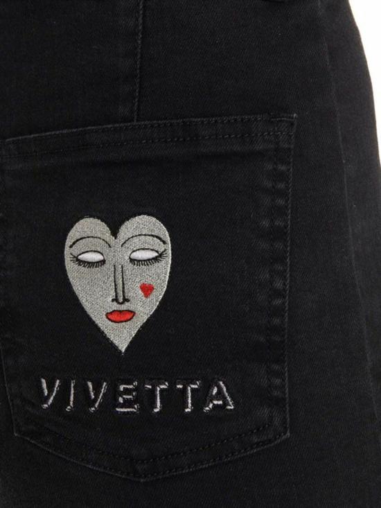  비베타 데님 팬츠 74VP436999 Black - VIVETTA