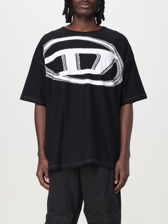 25SS 디젤 반팔 티셔츠 A161850GIAS9XX BLACK DOM