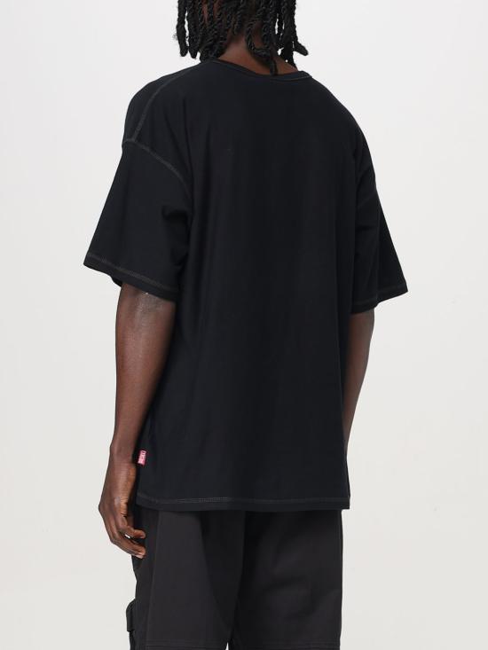 25SS 디젤 반팔 티셔츠 A161850GIAS9XX BLACK DOM - DIESEL