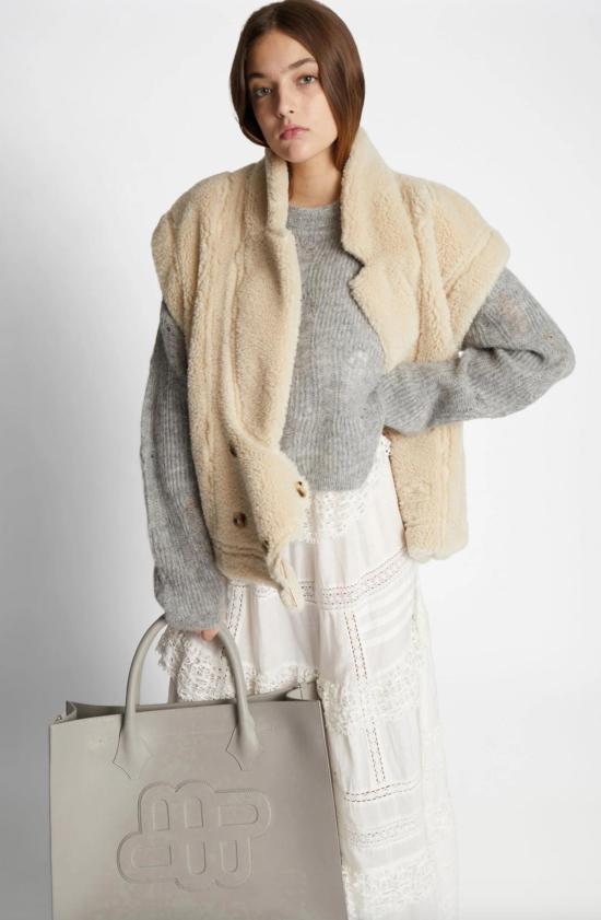  문테 롱 원피스 Munthe Fuenta 맥시 드레스 화이트 - MUNTHE