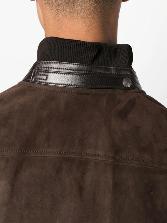  톰포드 봄버 자켓 LBB001LMS003S23 coffee - TOMFORD