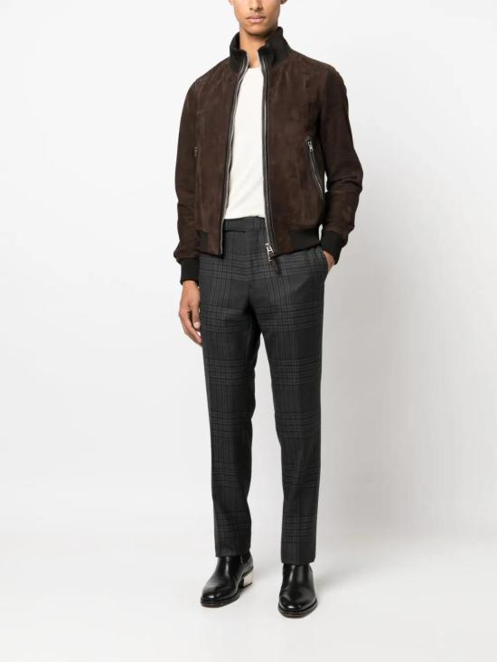  톰포드 봄버 자켓 LBB001LMS003S23 coffee - TOMFORD