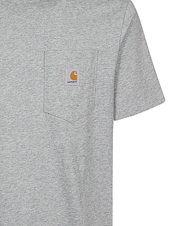 26SS 칼하트 WIP 숏슬리브 포켓 티셔츠 I030434 V6XX GREY HEATHER DOM - CARHARTT WIP