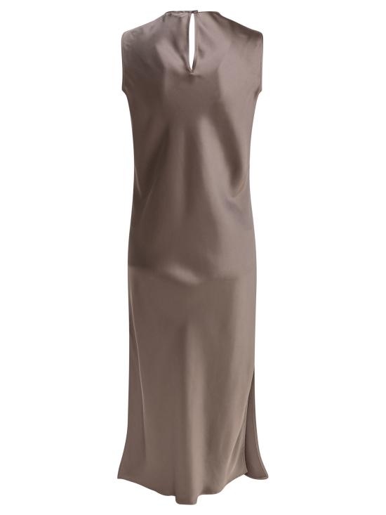 25SS 에르노 롱 원피스 AB000037D125062600 Grey - HERNO