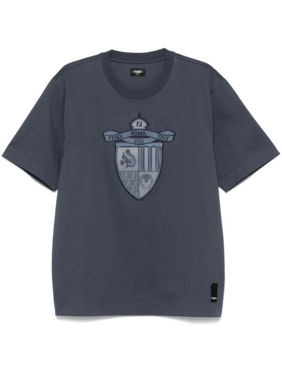  펜디 반팔 티셔츠 FY0936AU9D navy