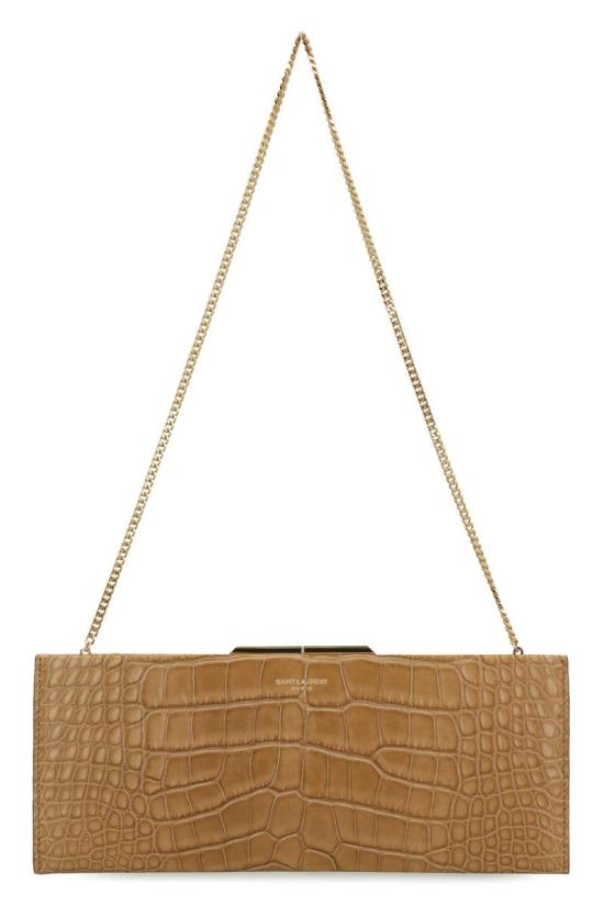  생로랑 클러치/파우치 697655EAAB6 7732 BROWN - SAINT LAURENT