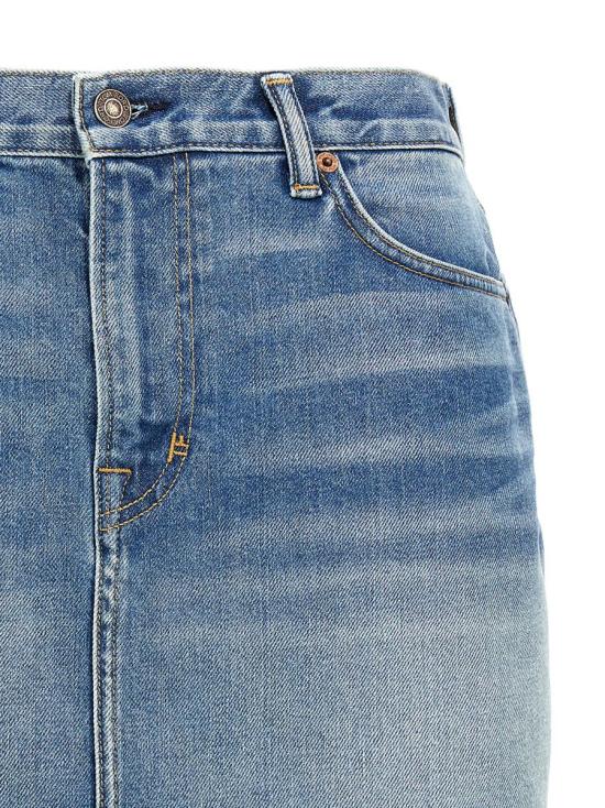  톰포드 숏 스커트 GCD087DEX231HB601 BLUE - TOMFORD