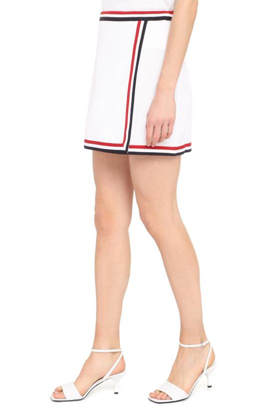  톰브라운 숏 스커트 FJK063A08136 100 WHITE - THOM BROWNE