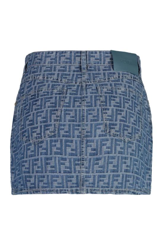  펜디 숏 스커트 FLQ583AS8K F1P2O Navy - FENDI