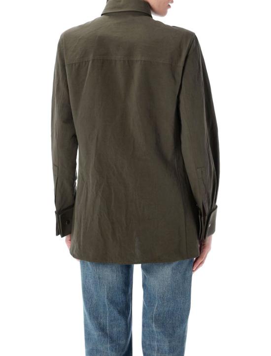 25SS 생로랑 셔츠 25P823673Y3D50 1342 BROWN - SAINT LAURENT