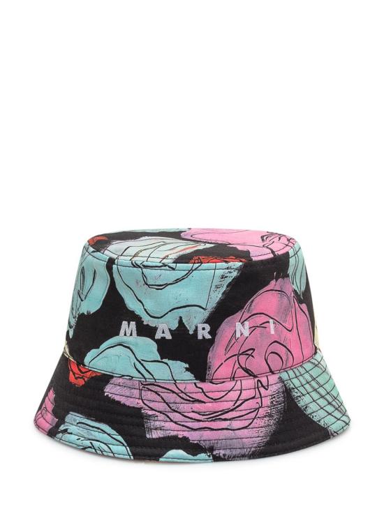 25SS 마르니 모자 CLMC0055SUUTC507 ORN99 Black