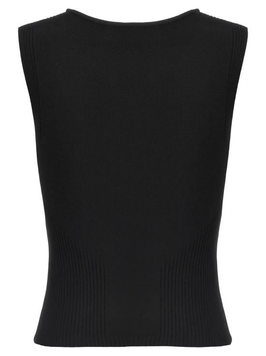 25SS 마린세르 민소매 티셔츠 WTK058ACKNI0514BK99 Black - MARINE SERRE