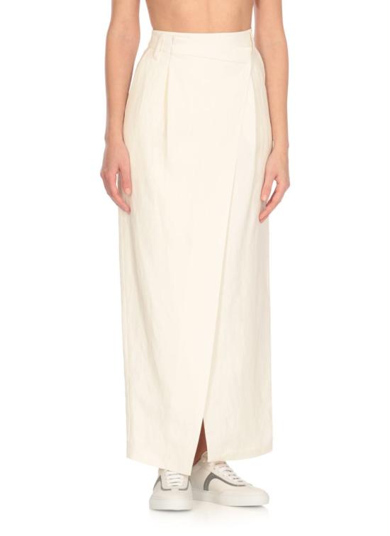 25SS 브루넬로 쿠치넬리 숏 스커트 MH540G3814C600 Beige - BRUNELLO CUCINELLI