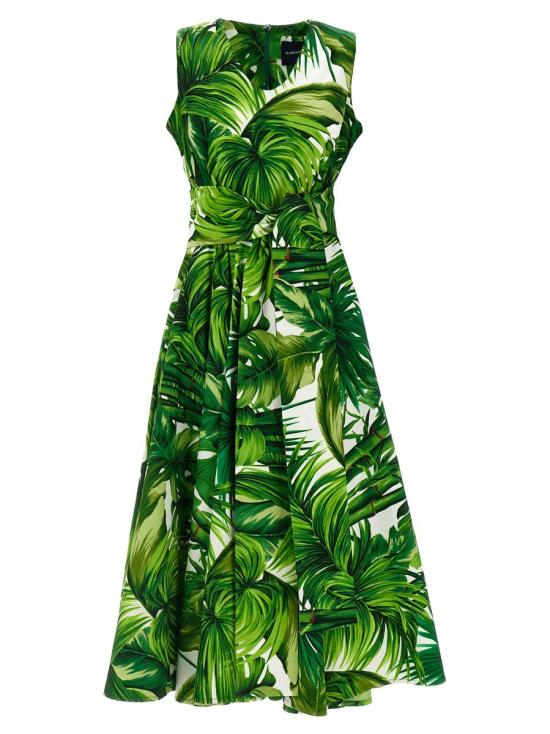 25SS 사만다 성 롱 원피스 ABELIADRESSSLEEVELESSWHGREENLIGHTERCOLOR - SAMANTHA SUNG