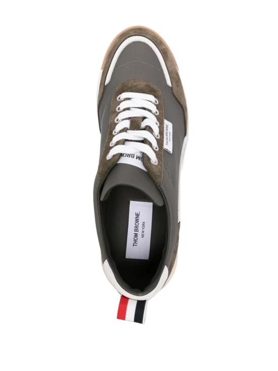  톰브라운 스니커즈 MFD271BF0488 olive green - THOM BROWNE