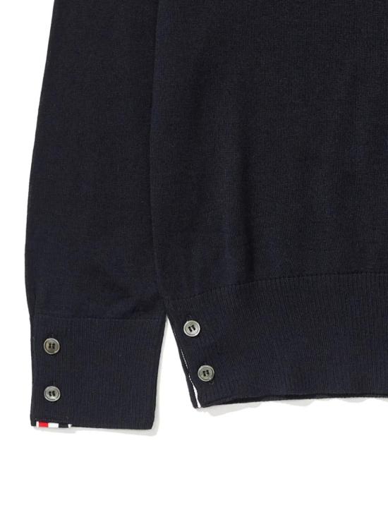  톰브라운 스웨터 MKA002A00014 navy - THOM BROWNE