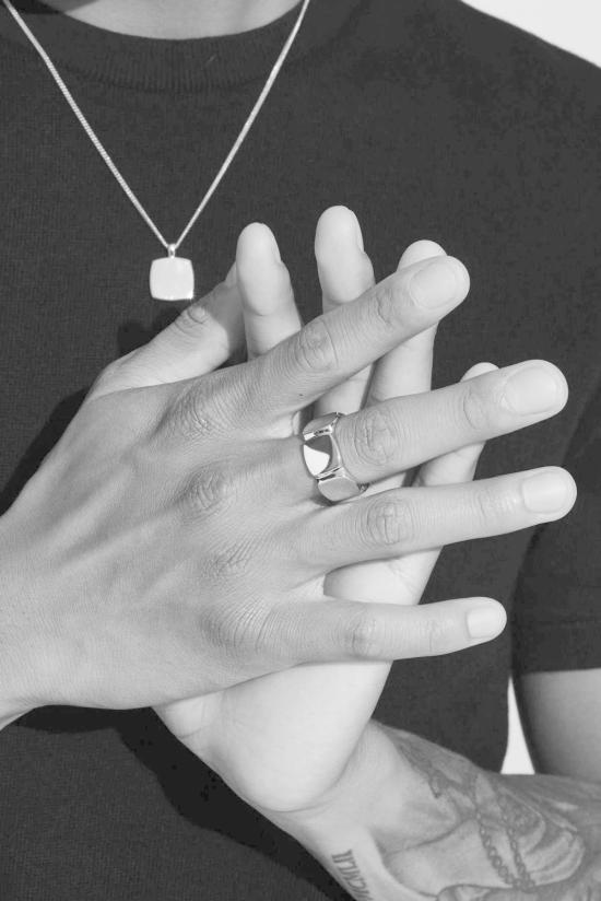  톰우드 반지 우미 밴드 링 실버 - TOM WOOD